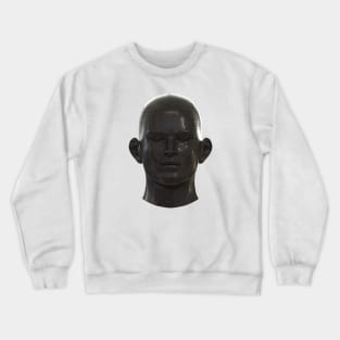 Carbon Fiber 3D Human Head Crewneck Sweatshirt